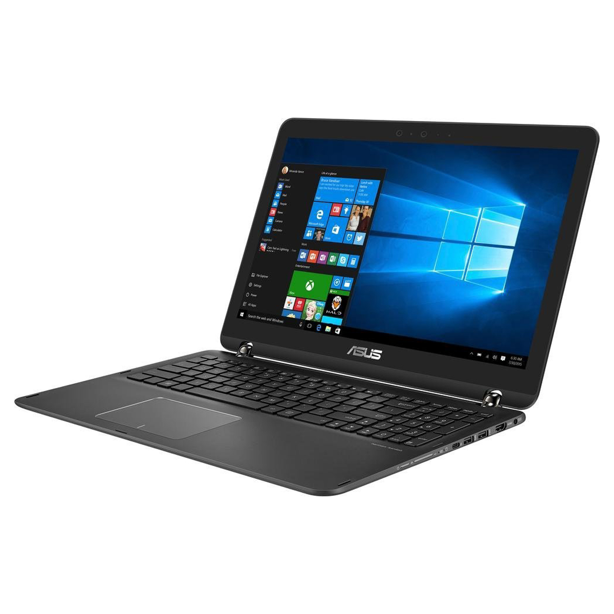 لپ تاپ استوک لمسی 15.6 اینچی ایسوس مدل  Asus Vivobook Q524UQK Core i7 7500U 16GB 256SSD