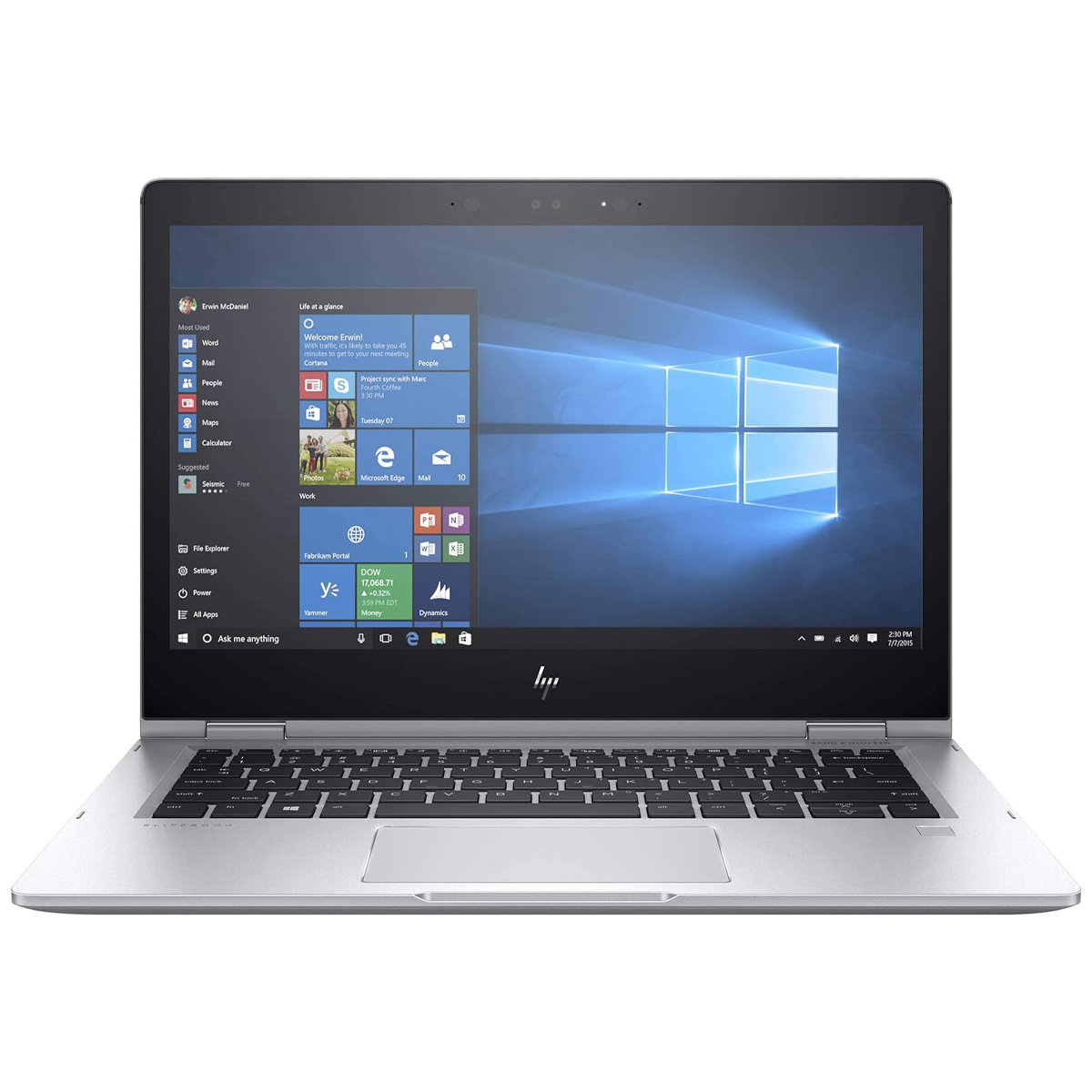 لپ تاپ استوک تبلت شو 13.3 اینچی اچ پی مدل HP EliteBook 1030 G2 2in1 Core i5 8300U 8GB 512SSD