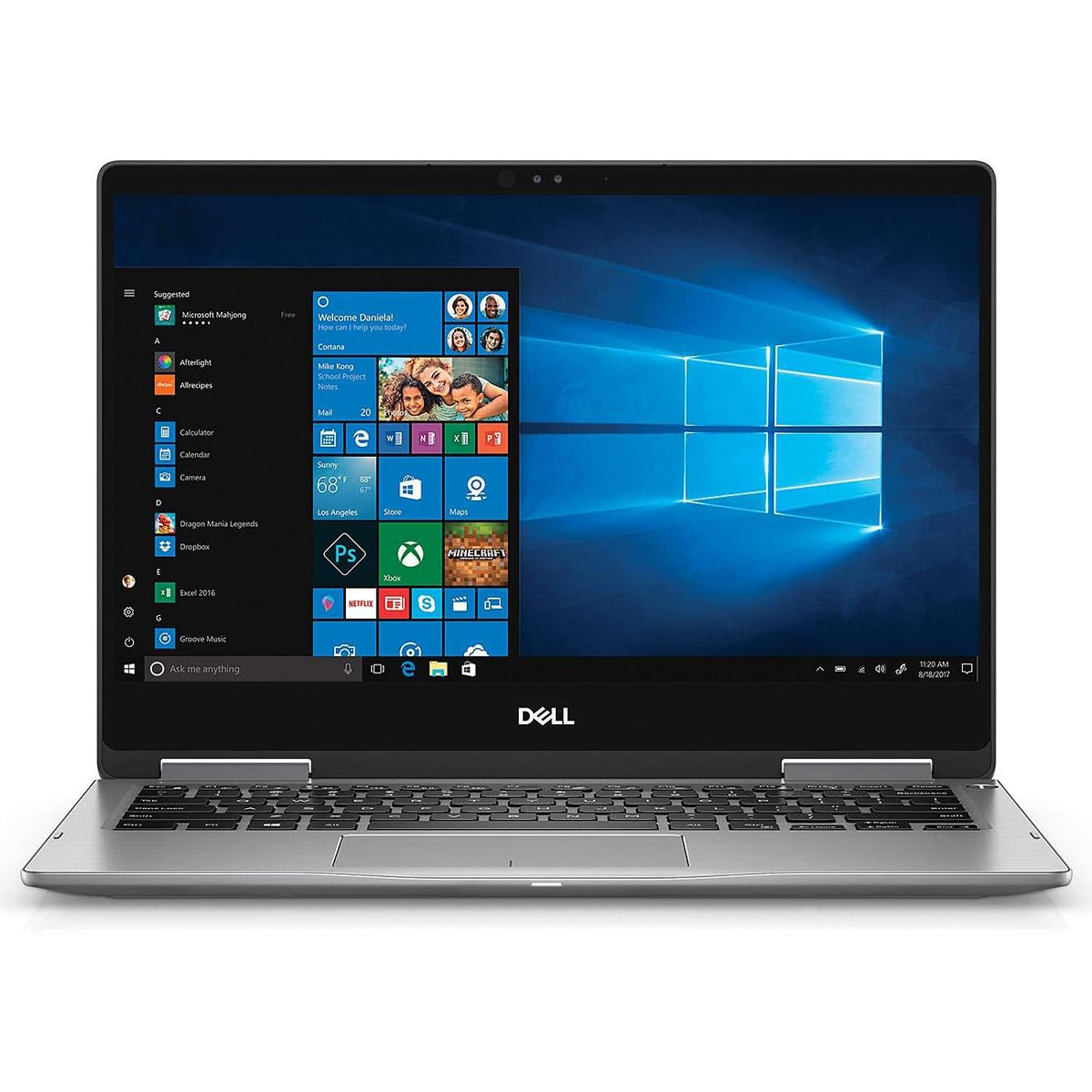 لپ تاپ استوک تبلت شو 13.3 اینچی دل مدل  Dell Inspiron 7373 2in1 Core i5 8250U 8GB 256SSD