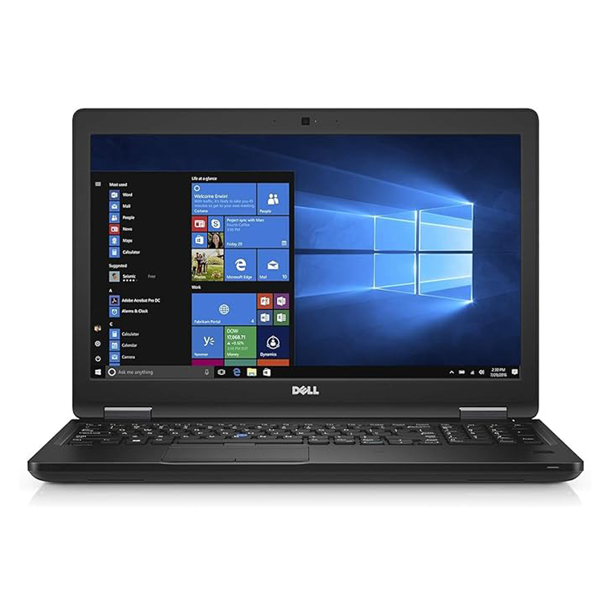 لپ تاپ استوک لمسی گرافیک دار 15.6 اینچی دل مدل Dell Precision 3520 Core i7 6820HQ 16GB 256SSD