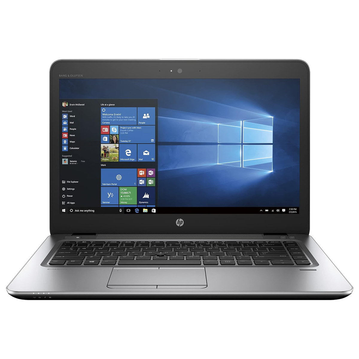 لپ تاپ استوک لمسی 14 اینچی اچ پی مدل HP EliteBook 840 G3 Core i5 6300U 8GB 256SSD