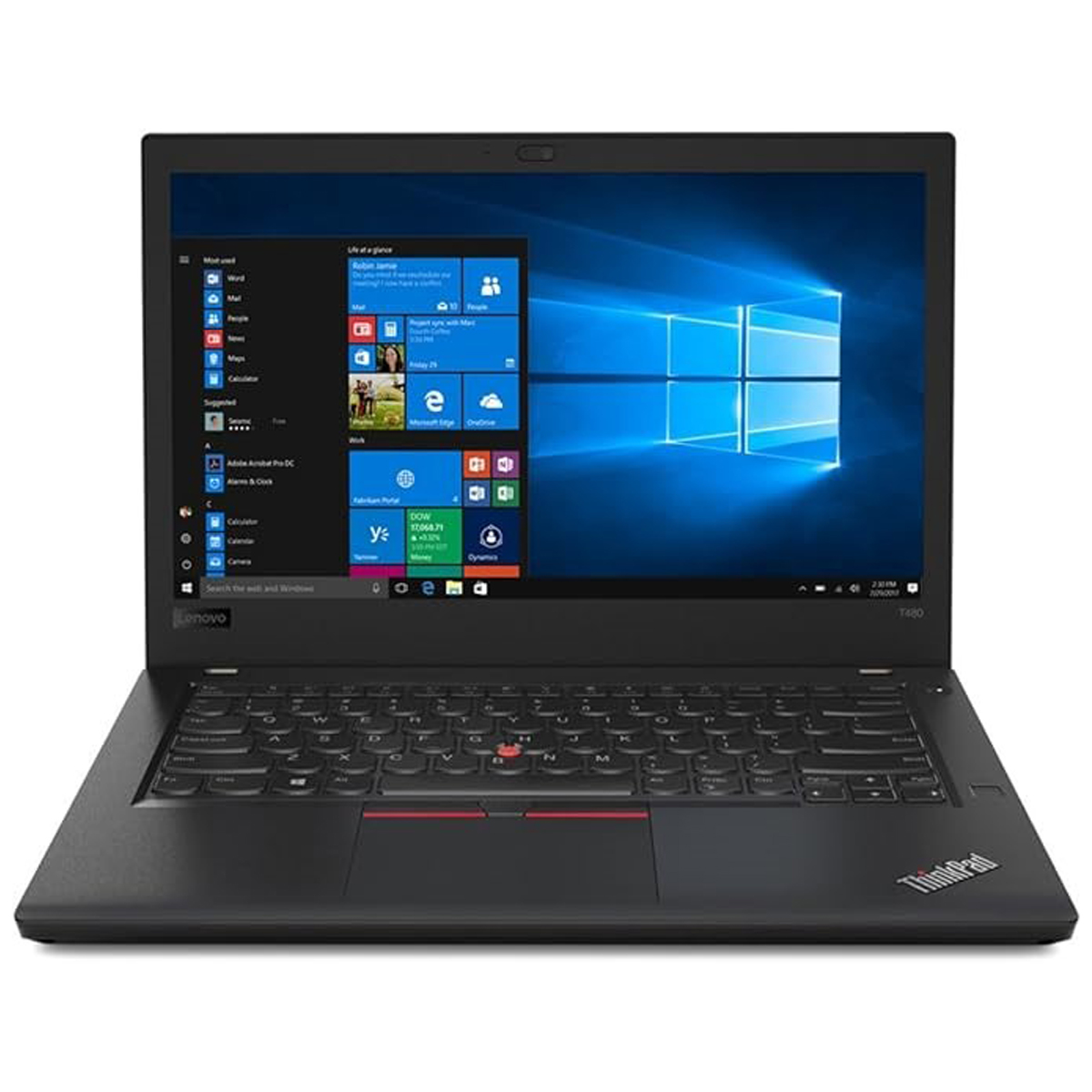 لپ تاپ استوک 14 اینچی لنوو مدل Lenovo ThinkPad T480 Core i7 8650U 16GB 512SSD