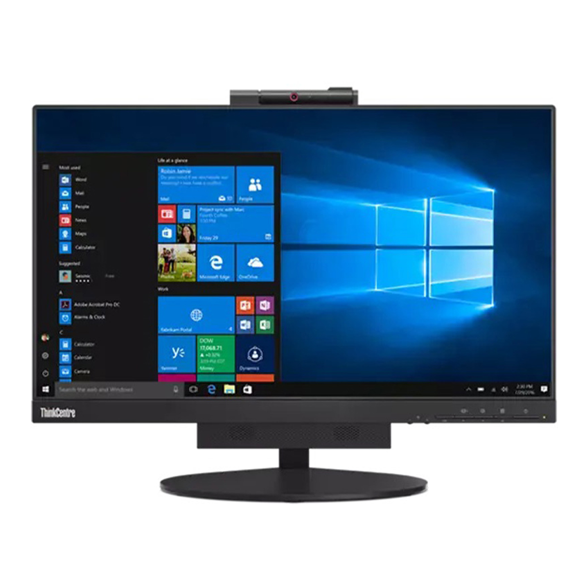 آل این وان استوک 22 اینچی لنوو مدل  Lenovo ThinkCentre TIO 22D Core i5 8500T 8GB 256SSD