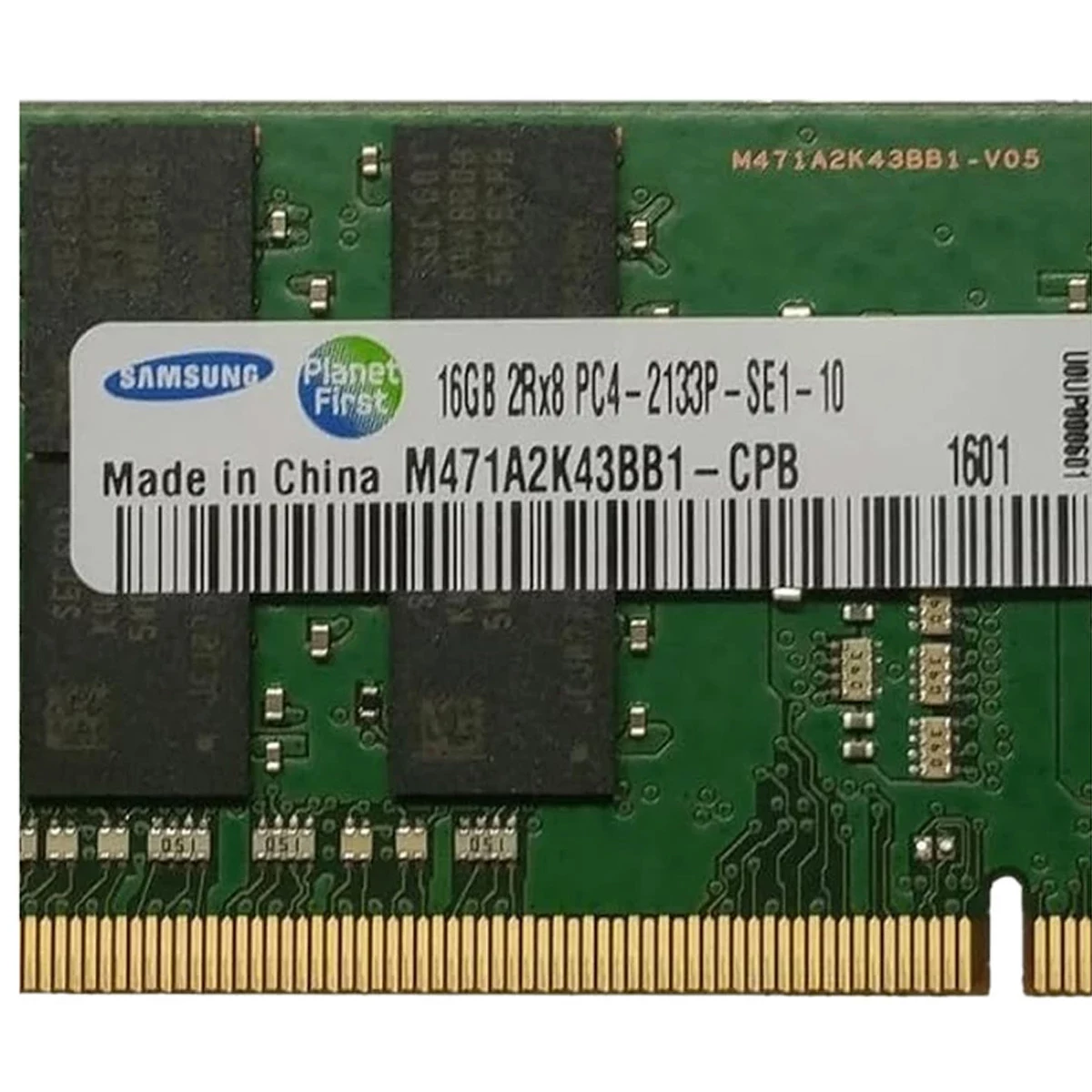 رم لپ تاپ استوک DDR4 تک کاناله سامسونگ مدل Samsung PC4-17000 16GB ظرفیت 16 گیگابایت