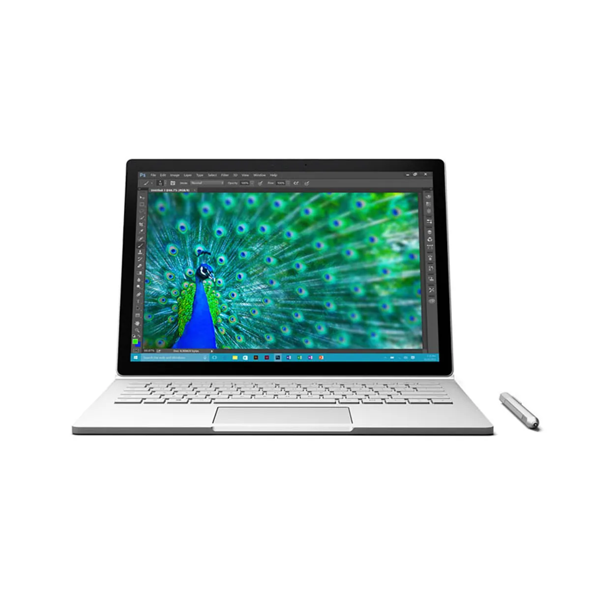 لپ تاپ استوک لمسی گرافیک دار 13.5 اینچی مایکروسافت مدل Microsoft Surface Book 1 Core i7 6600U 16GB 512SSD