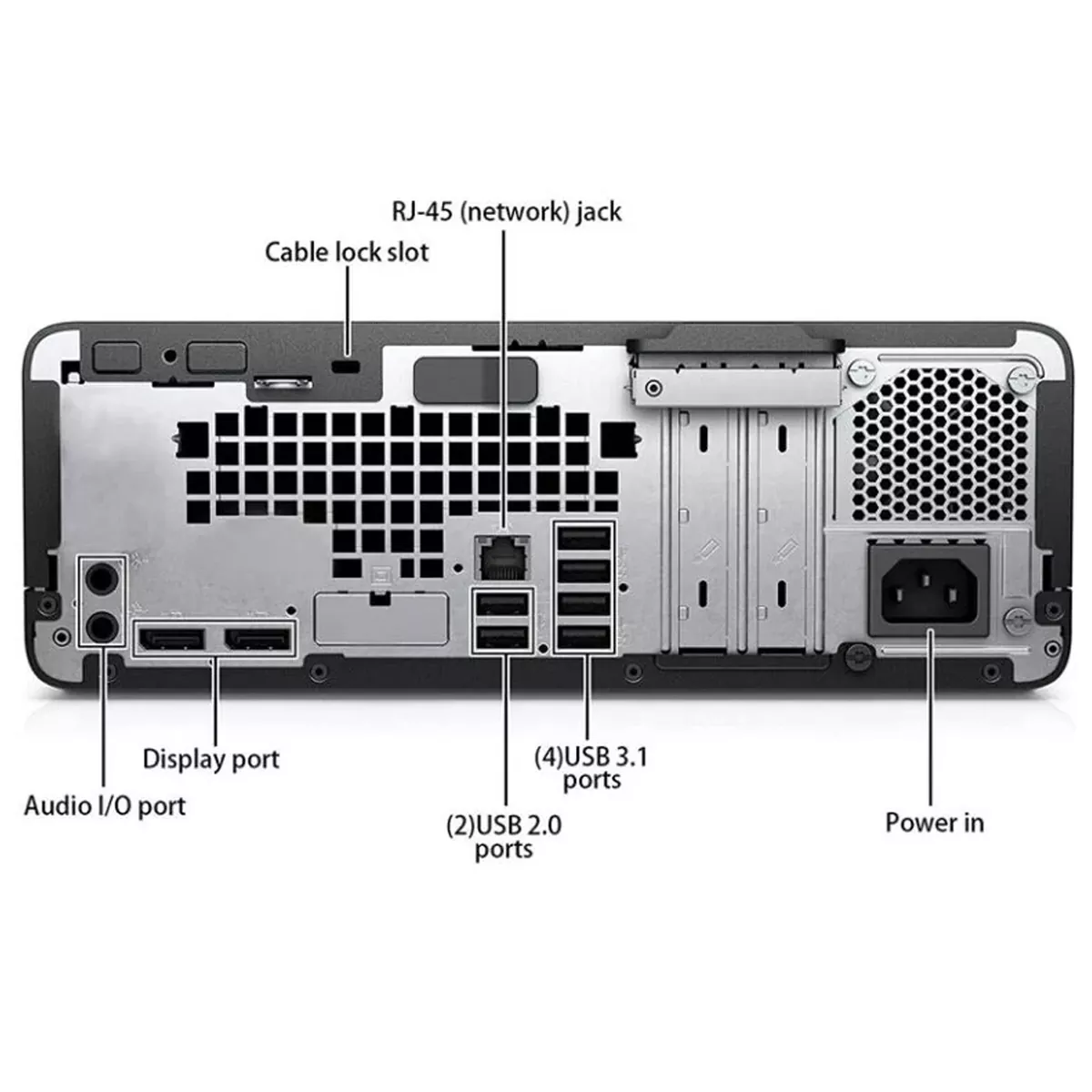 کیس استوک اچ پی مدل HP ProDesk 600 G4 core i5 8500 8GB 256SSD