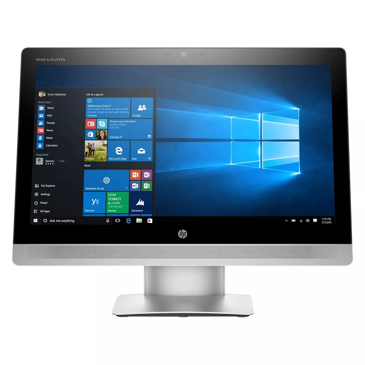 آل این وان استوک گرافیک دار 23 اینچی اچ پی مدل HP EliteOne 800 G2 Core i5 6500 8GB 512SSD