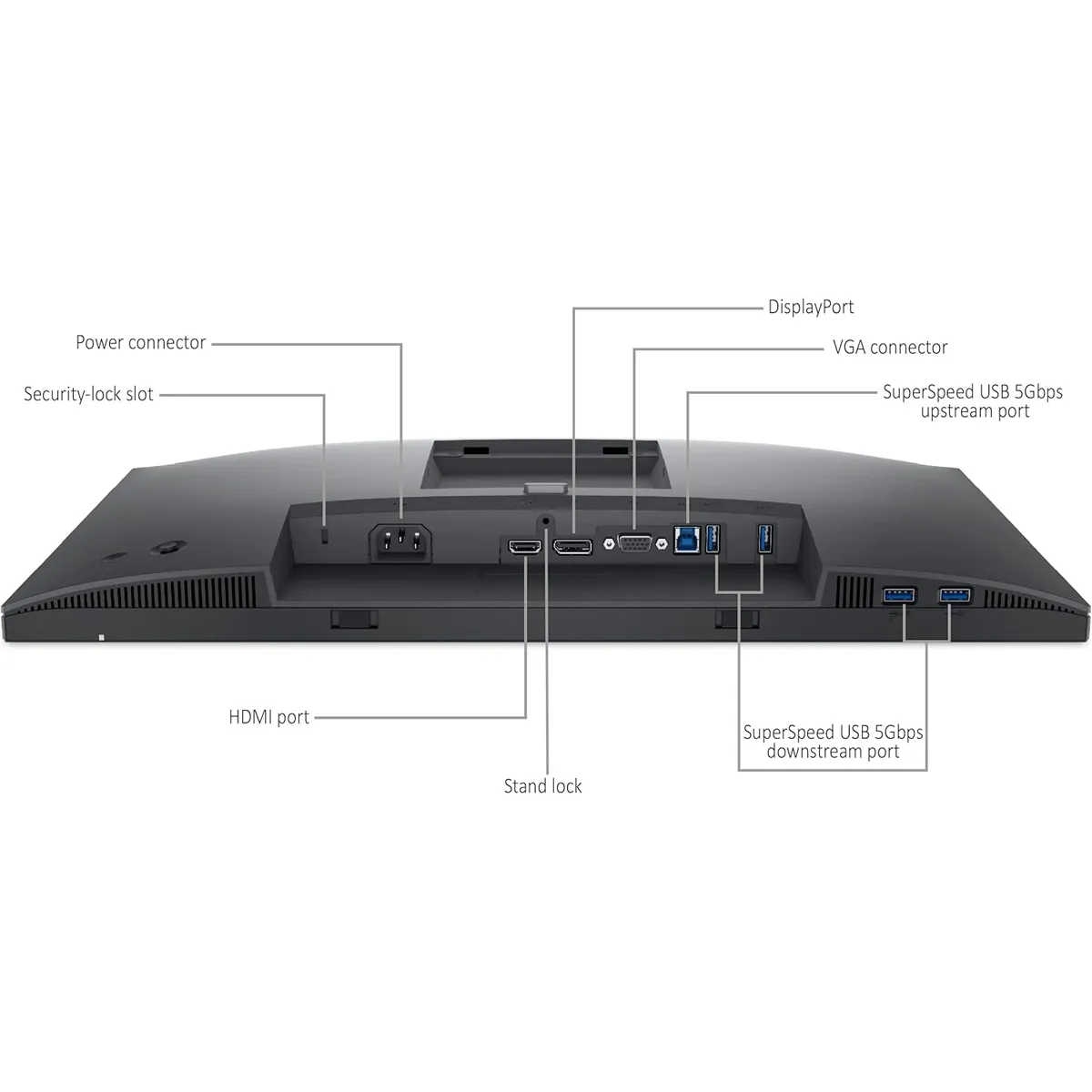 مانیتور استوک 24 اینچی دل مدل Dell P2422H