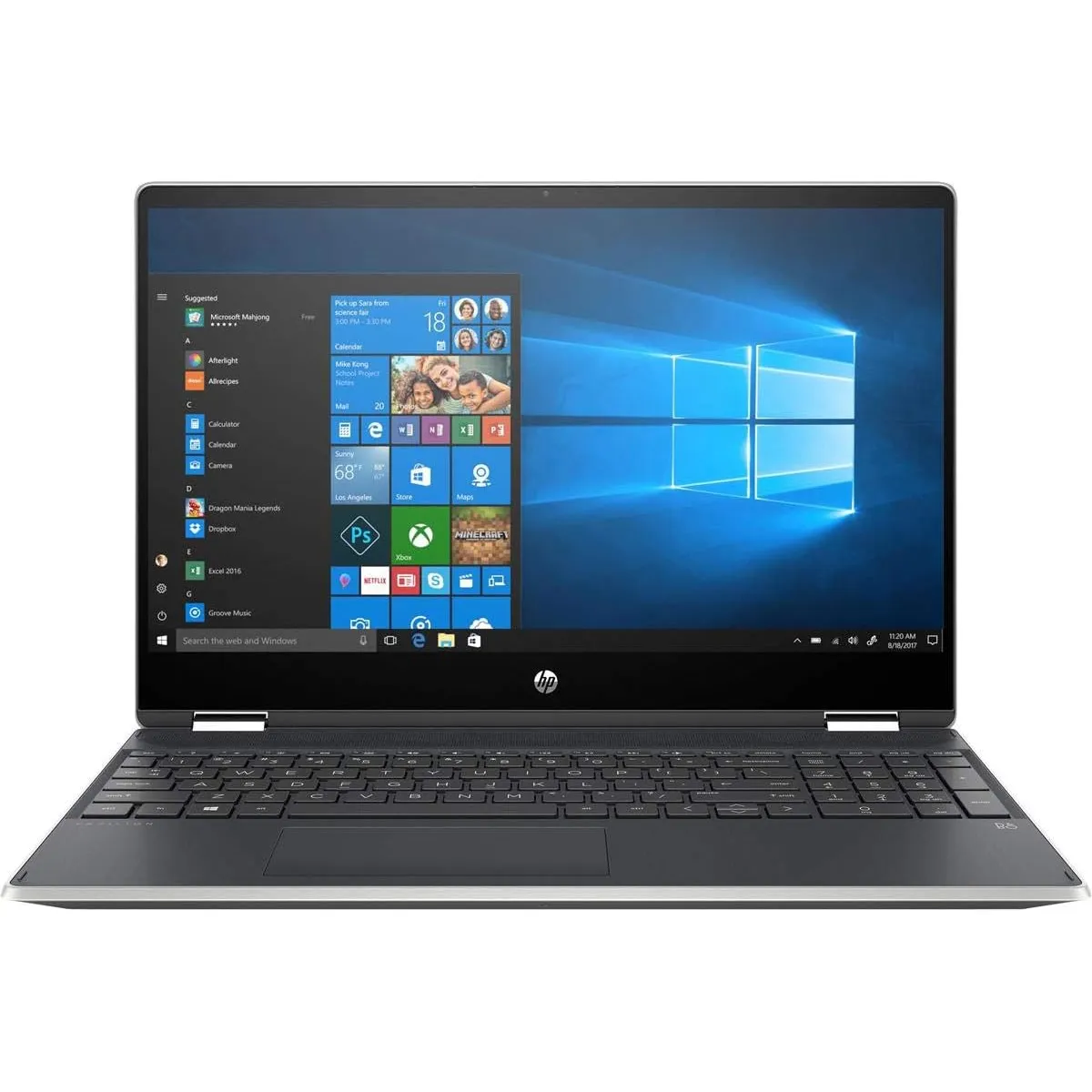 لپ تاپ استوک تبلت شو 15.6 اینچی اچ پی مدل HP Pavilion x360 15 2in1 Core i5 10210U 8GB 512SSD