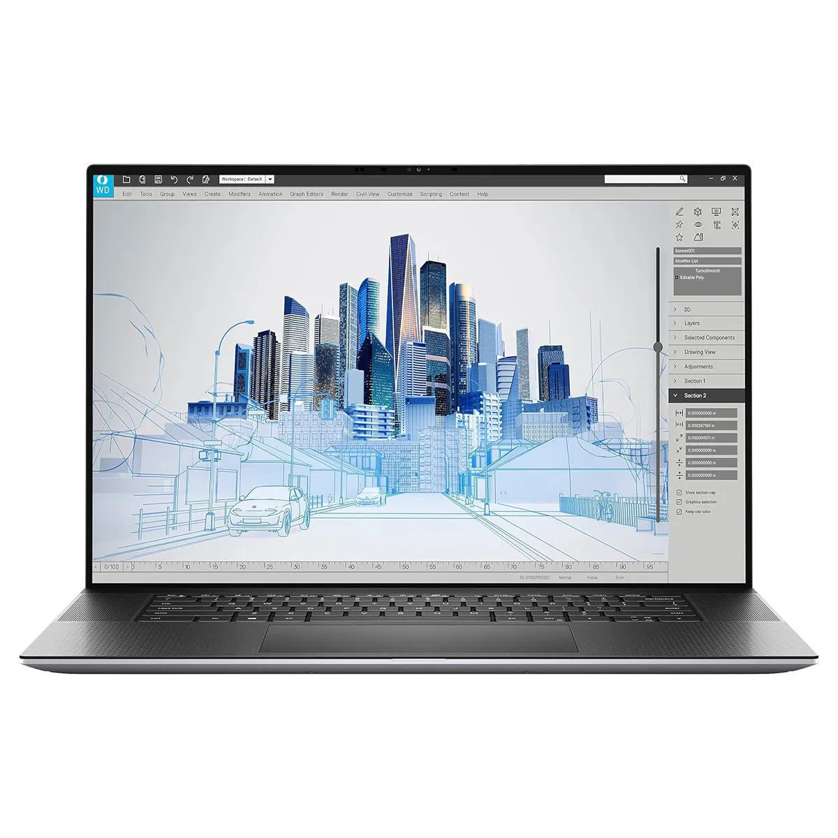 لپ تاپ استوک گرافیک دار 17 اینچی دل مدل Dell Precision 5760 Core i7 11850H 32GB 512SSD 4GB