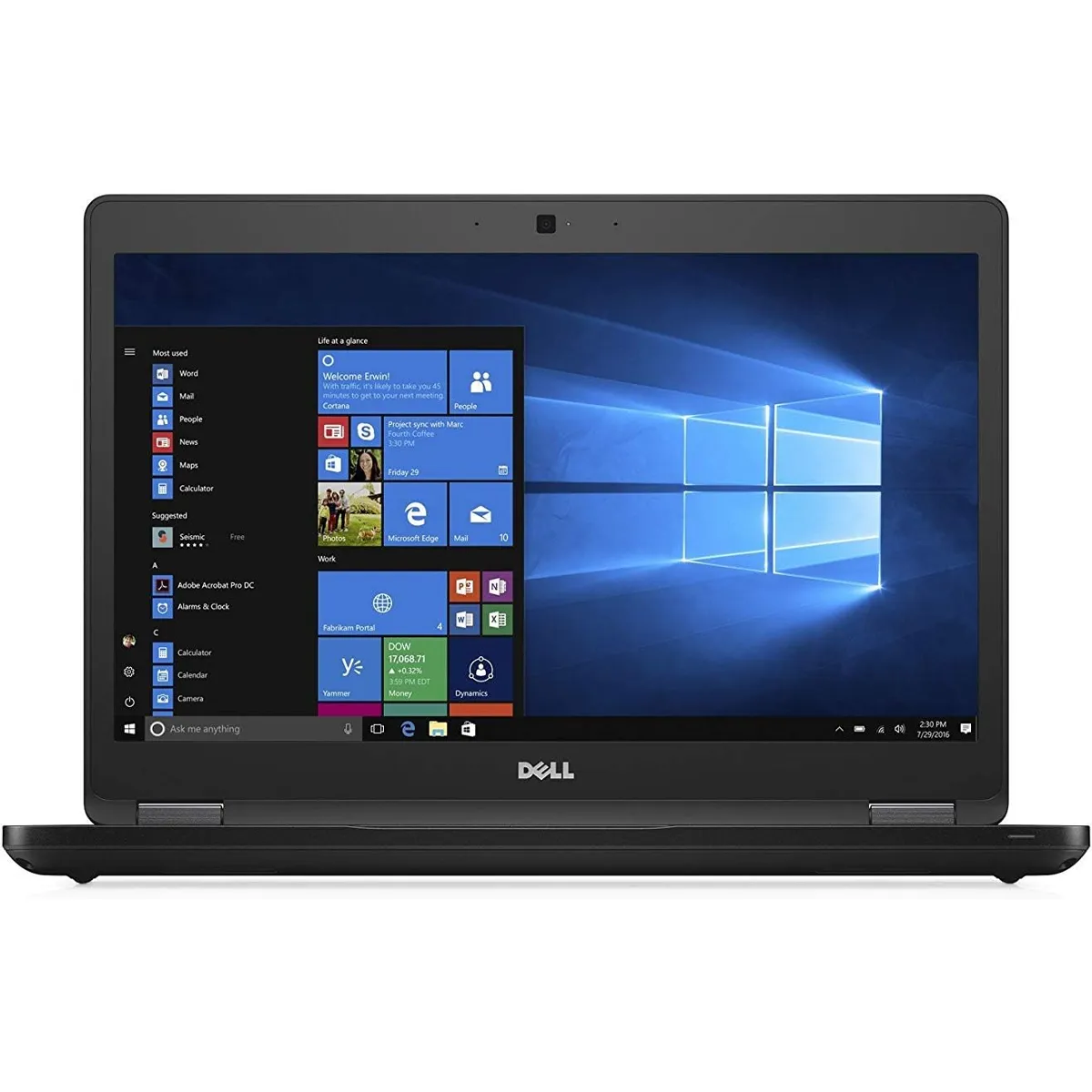 لپ تاپ استوک گرافیک دار 14 اینچی دل مدل Dell Latitude 5480 Core i7 7700HQ 8GB 256SSD 2GB