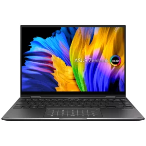 لپ تاپ استوک تبلت شو 14 اینچی ایسوس مدل Asus Zenbook 14 Flip R5 5600H 16GB 512SSD