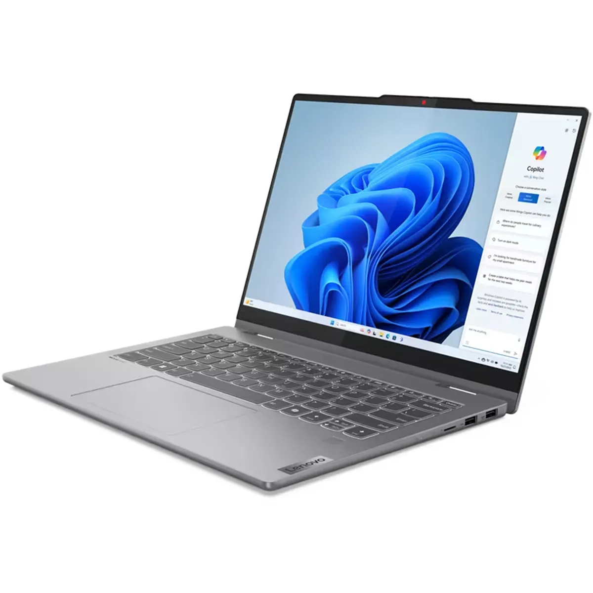 لپ تاپ استوک تبلت شو 16 اینچی لنوو مدل Lenovo IdeaPad 5i 2in1 Core i5 120U 16GB 512SSD