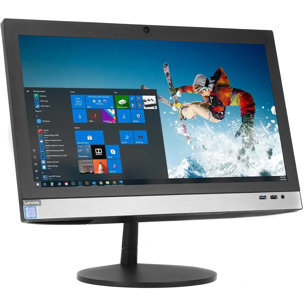 آل این وان استوک 19.5 اینچی لنوو مدل Lenovo ThinkCentre V330-20ICB AIO Core i5 8400 8GB 256SSD