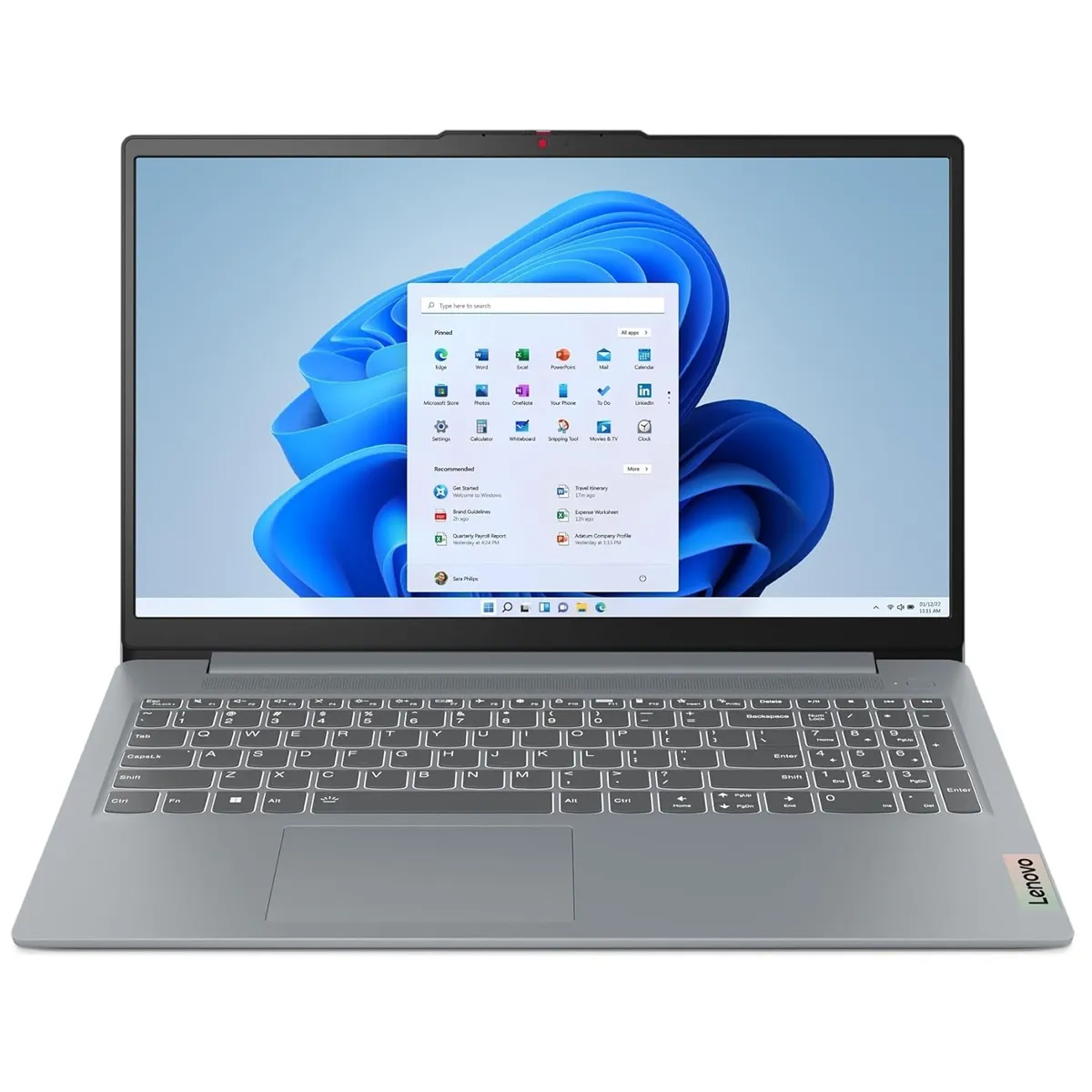 لپ تاپ استوک لمسی 15.6 اینچی لنوو مدل Lenovo IdeaPad slim 3 Core i5 1335U 8GB 256SSD