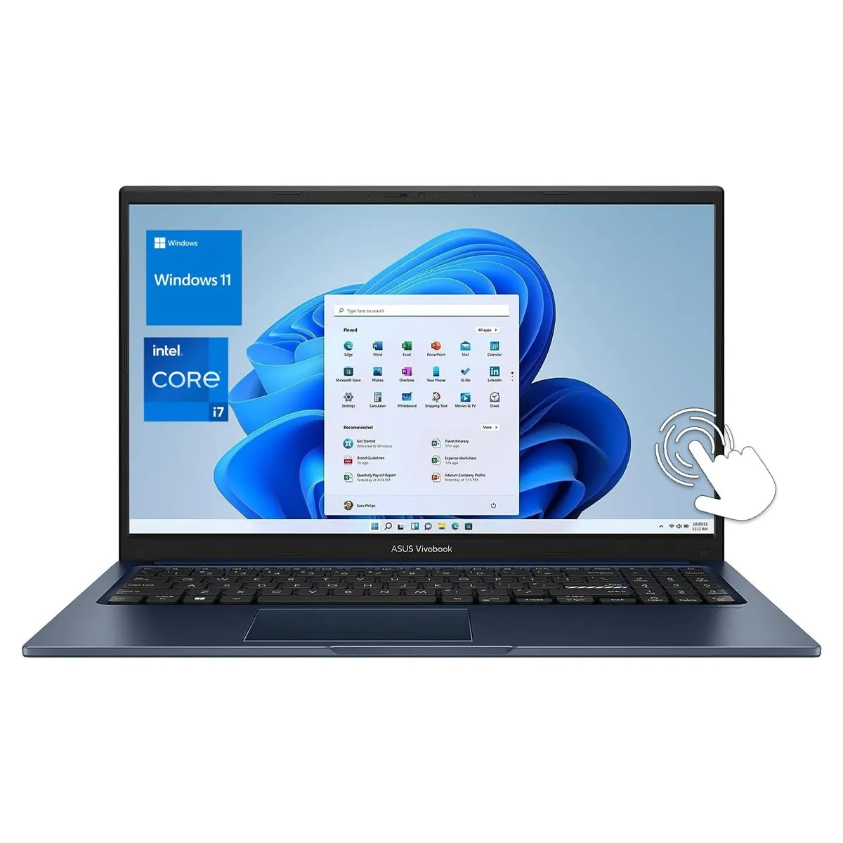 لپ تاپ استوک 15.6 اینچی ایسوس مدل Asus Vivobook F1504 Core i7 1255U 8GB 512SSD