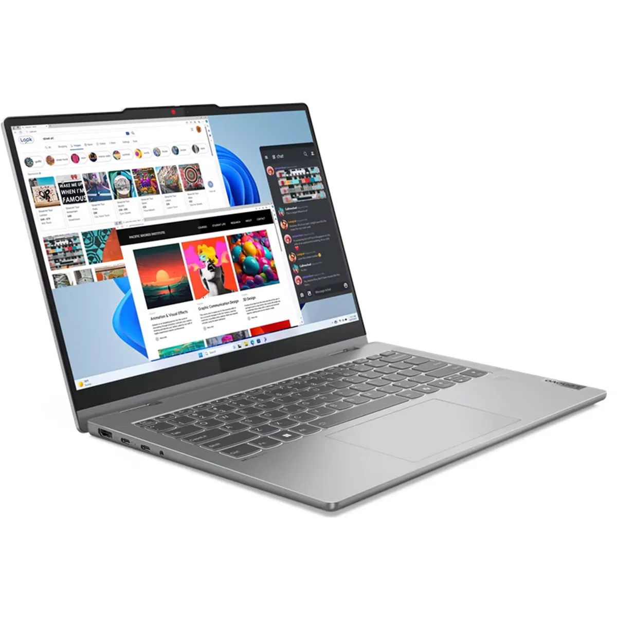 لپ تاپ استوک تبلت شو 16 اینچی لنوو مدل Lenovo IdeaPad 5i 2in1 Core i5 120U 16GB 512SSD