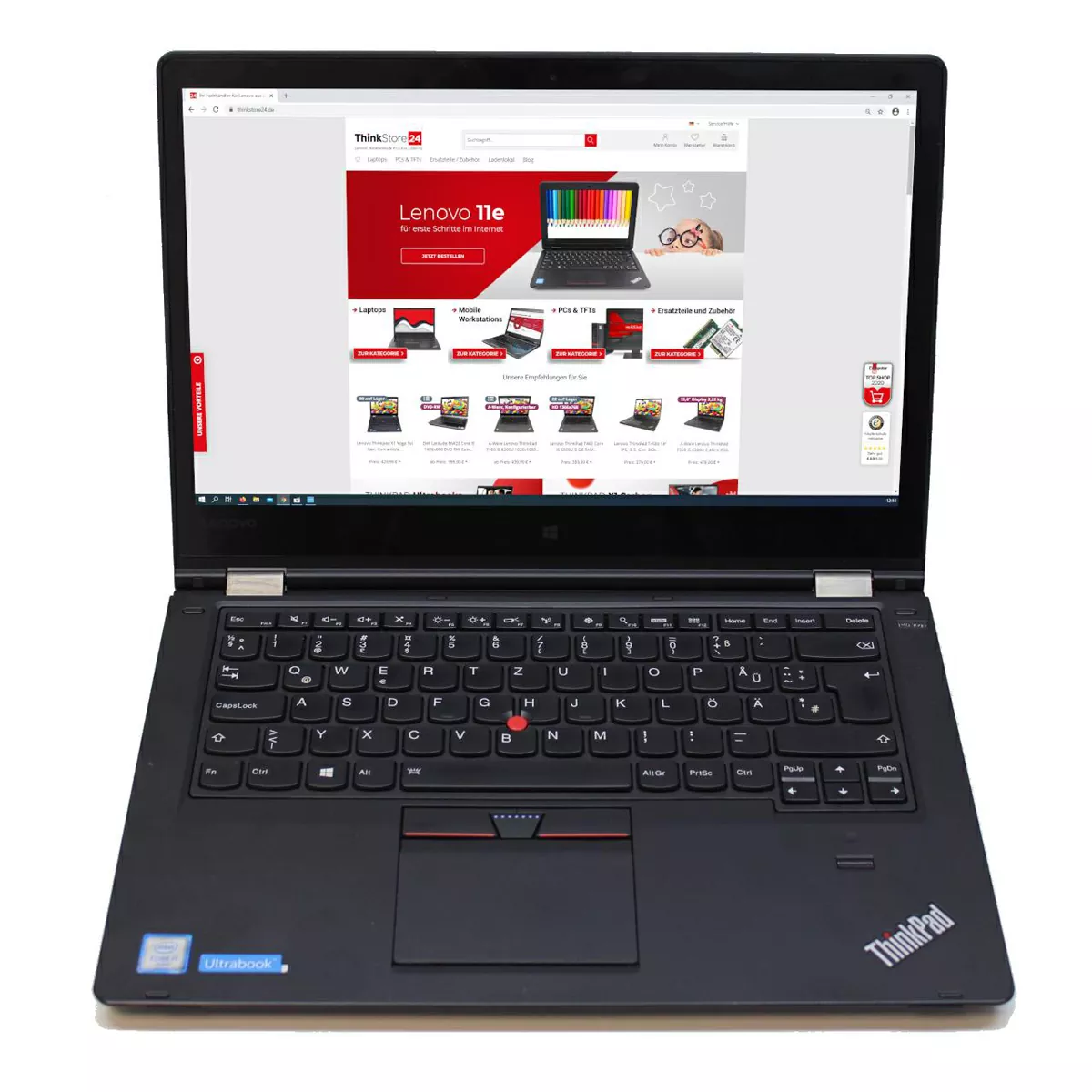 لپ تاپ استوک تبلت شو گرافیک دار 14 اینچی لنوو مدل Lenovo ThinkPad P40 Yoga 2in1 Core i7 6500U 8GB 256SSD 2GB