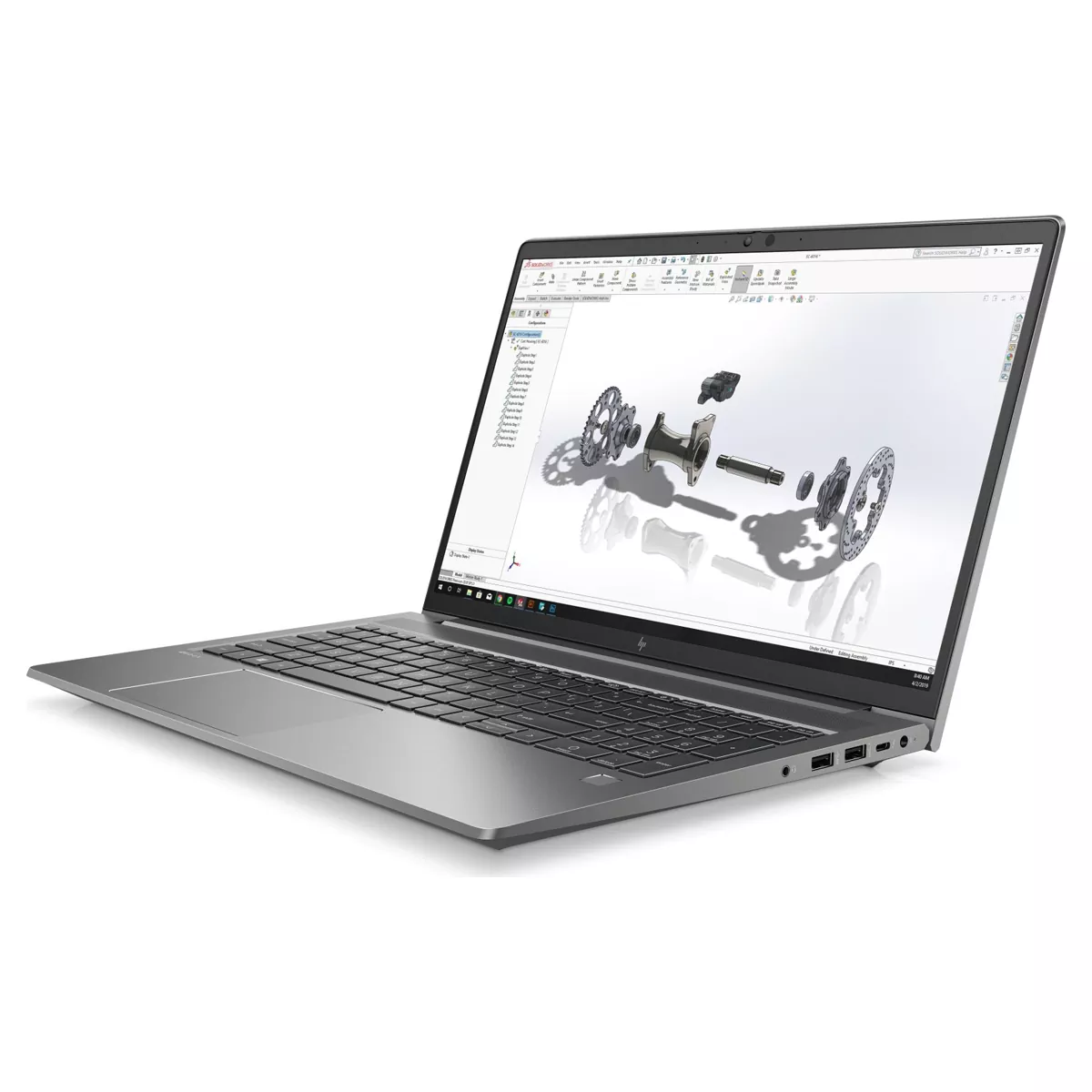 لپ تاپ استوک لمسی گرافیک دار 15.6 اینچی اچ پی مدل HP ZBook Power G7 Core i7 10750H 16GB 512SSD 4GB