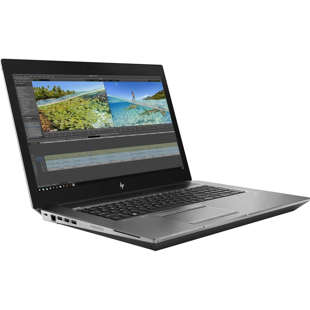 لپ تاپ استوک گرافیک دار 17.3 اینچی اچ پی مدل HP ZBook 17 G6 Core i7 9750H 32GB 512SSD 16GB