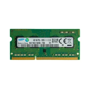 رم لپ تاپ استوک DDR3L تک کاناله 1600 مگاهرتز CL11 سامسونگ مدل PC3L-12800 ظرفیت 4 گیگابایت