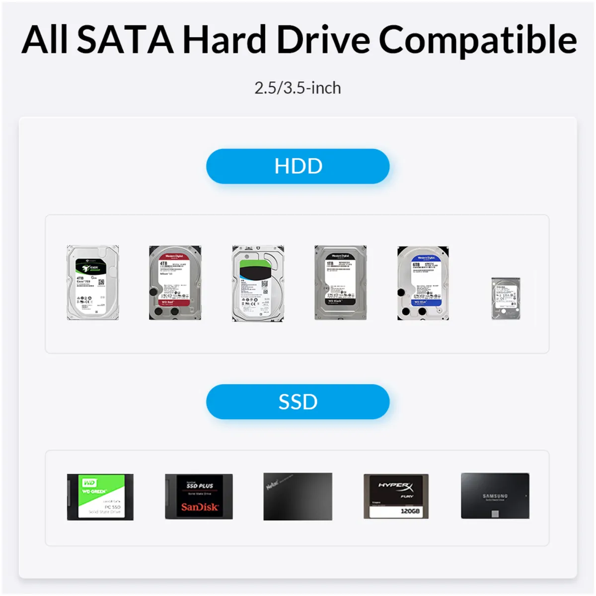 باکس هارد 2.5 و 3.5 اینچی با کلون آفلاین برند اوریکو 6829C3-C