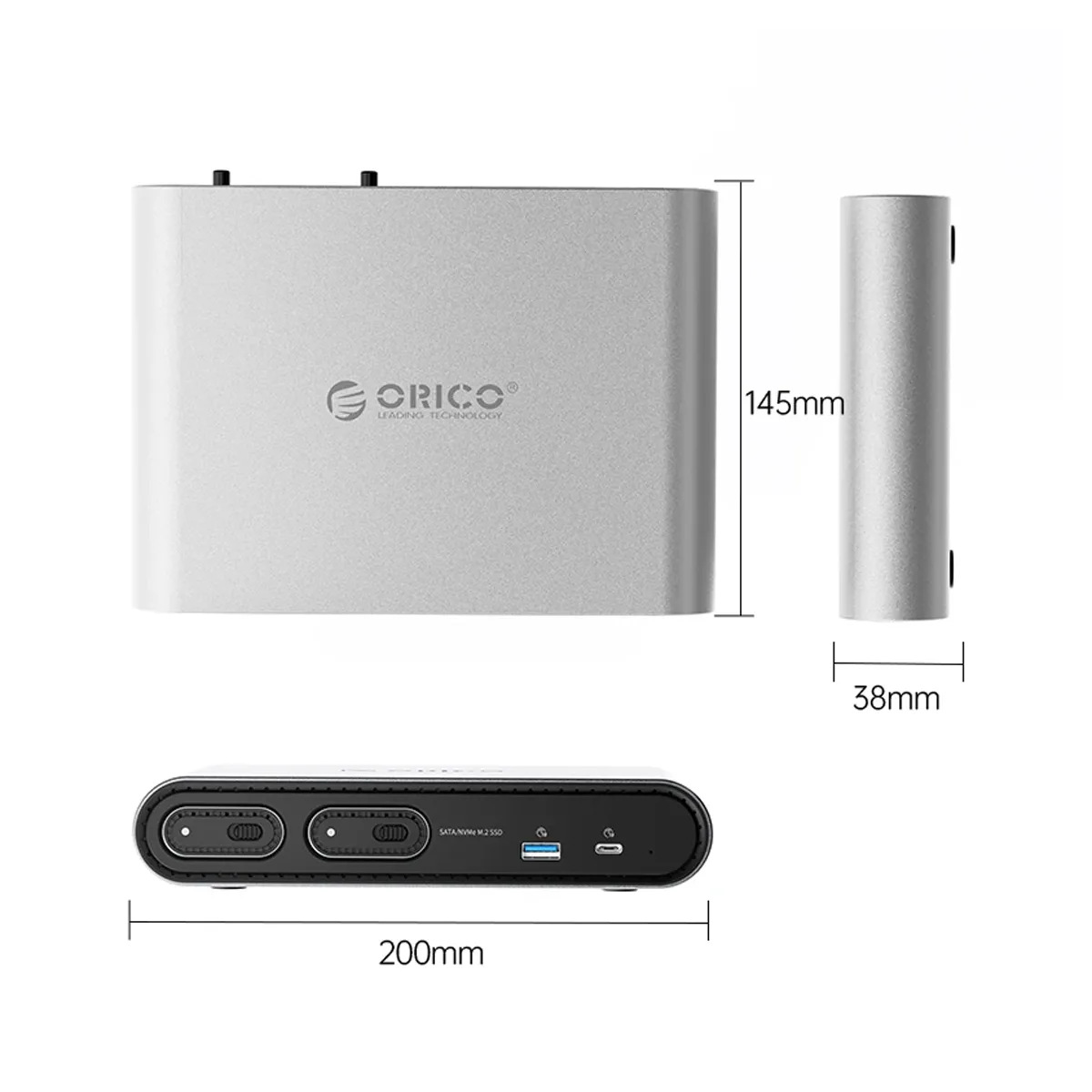 مبدل و داک هارد برند اوریکو مدل ORICO-PTM2