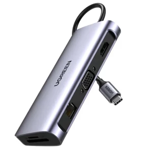 هاب  استوک USB-C تعداد 10 پورت برند یوگرین مدل UG-80133