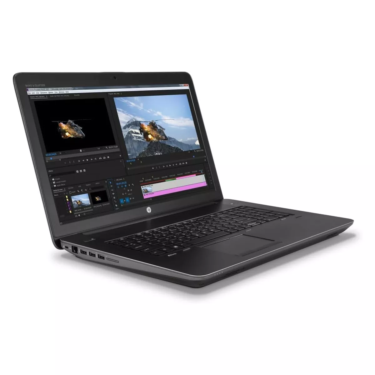 لپ تاپ استوک گرافیک دار 17.3 اینچی اچ پی مدل HP ZBook 17 G4 Core i7 7820HQ 16GB 512SSD 4GB