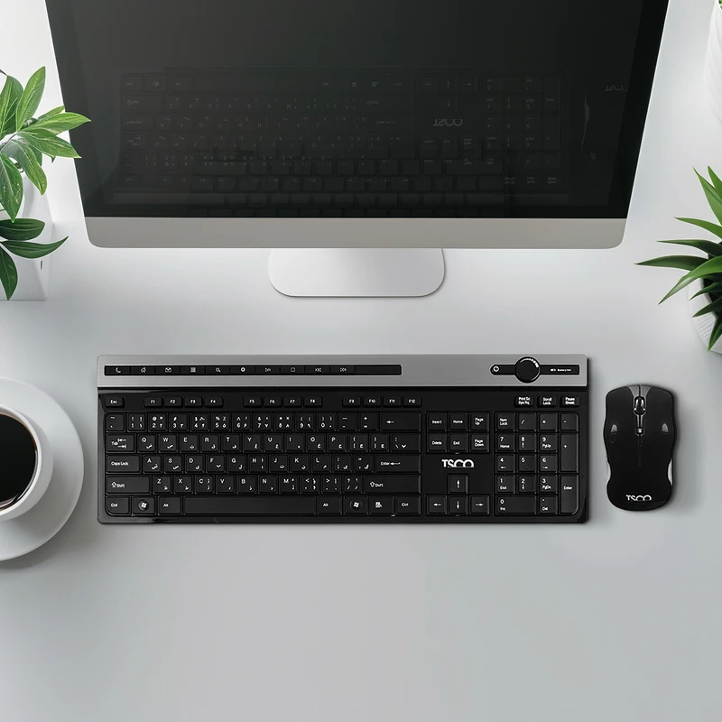 کیبورد بی سیم تسکو مدل TSCO TKM7106W