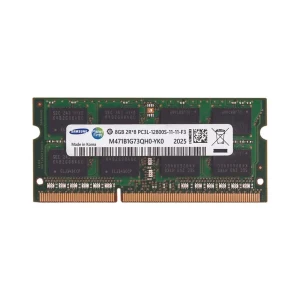رم لپ تاپ استوک DDR3 تک کاناله 1600 مگاهرتز CL11 سامسونگ مدل PC3L ظرفیت 8 گیگابایت