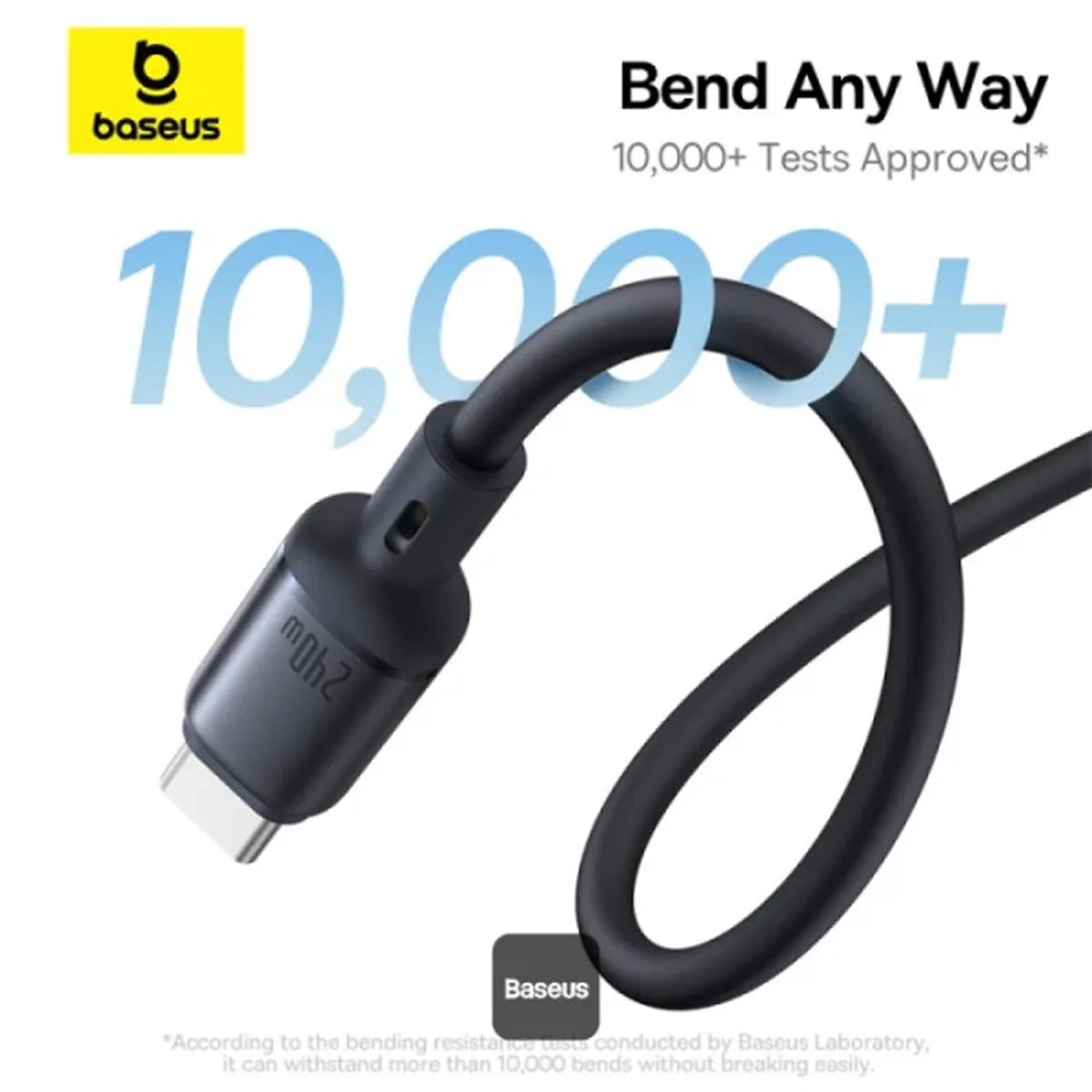 کابل USB-C بیسوس مدل PicoGo Magnetic 240W طول 1 متر