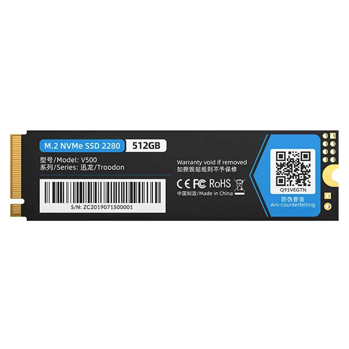 هارد اس اس دی برند اوریکو ORICO V500 M.2 NVMe SSD 2280 512GB