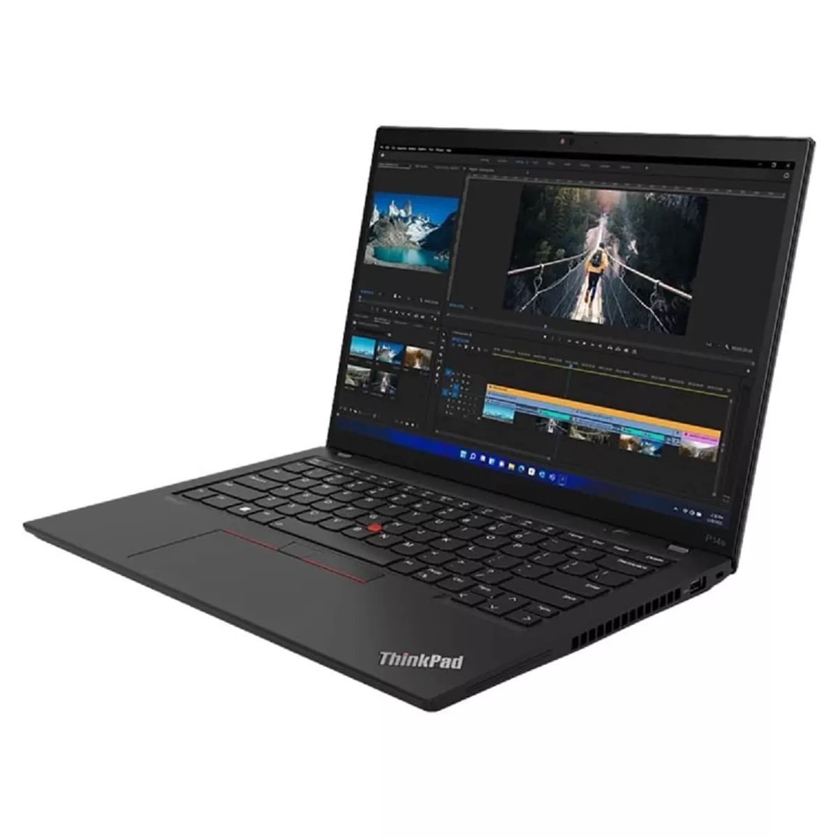 لپ تاپ استوک لمسی گرافیک دار 14 اینچی لنوو مدل Lenovo ThinkPad P14s Core i7 1280P 48GB 1TB SSD 4GB