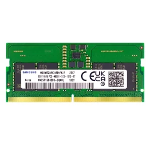 رم لپ تاپ استوک DDR5 تک کاناله 4800 مگاهرتز CL40 سامسونگ مدل PC5-4800B-SCO ظرفیت 8 گیگابایت