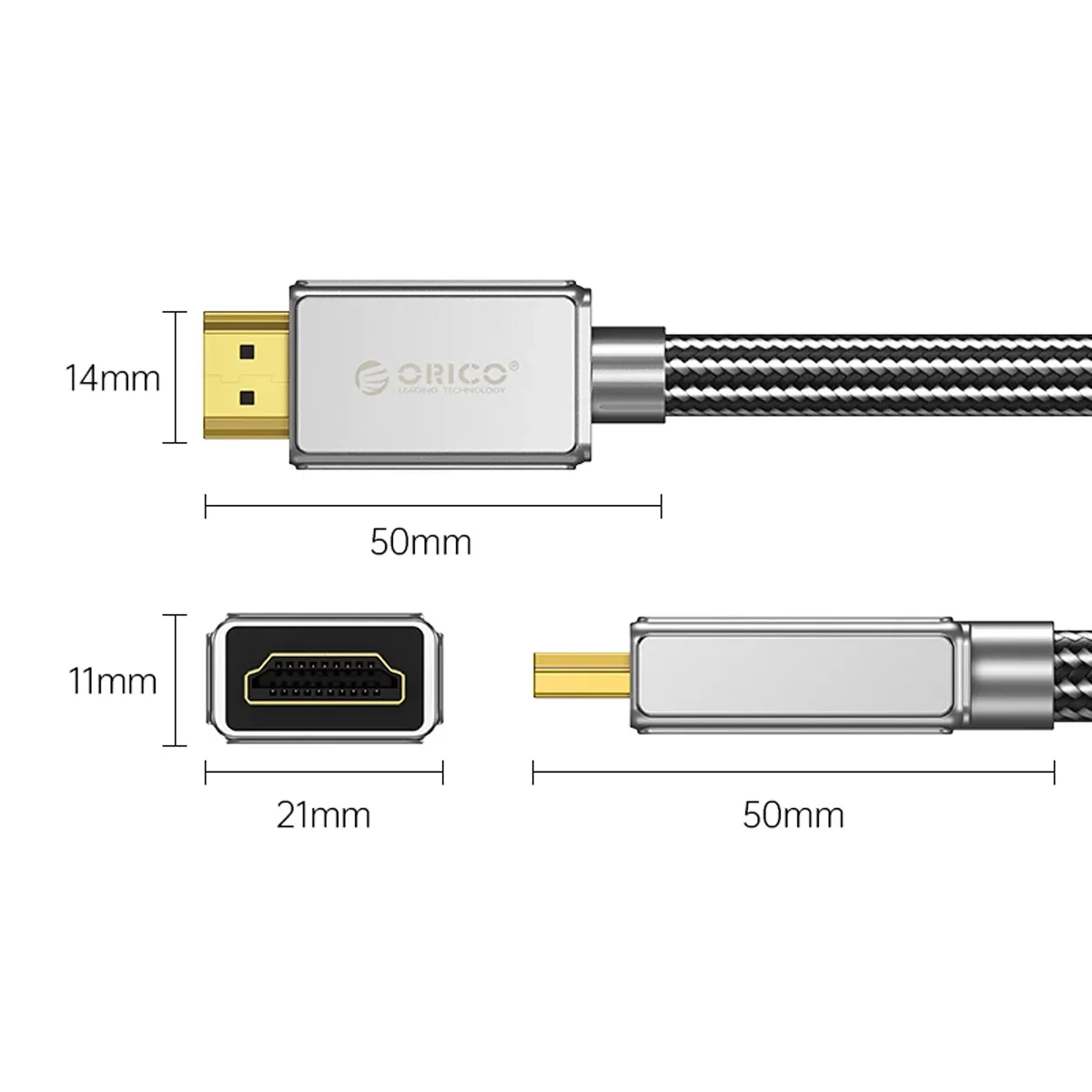 کابل HDMI 8K ورژن ۲.۱ اوریکو مدل H8AY-30
