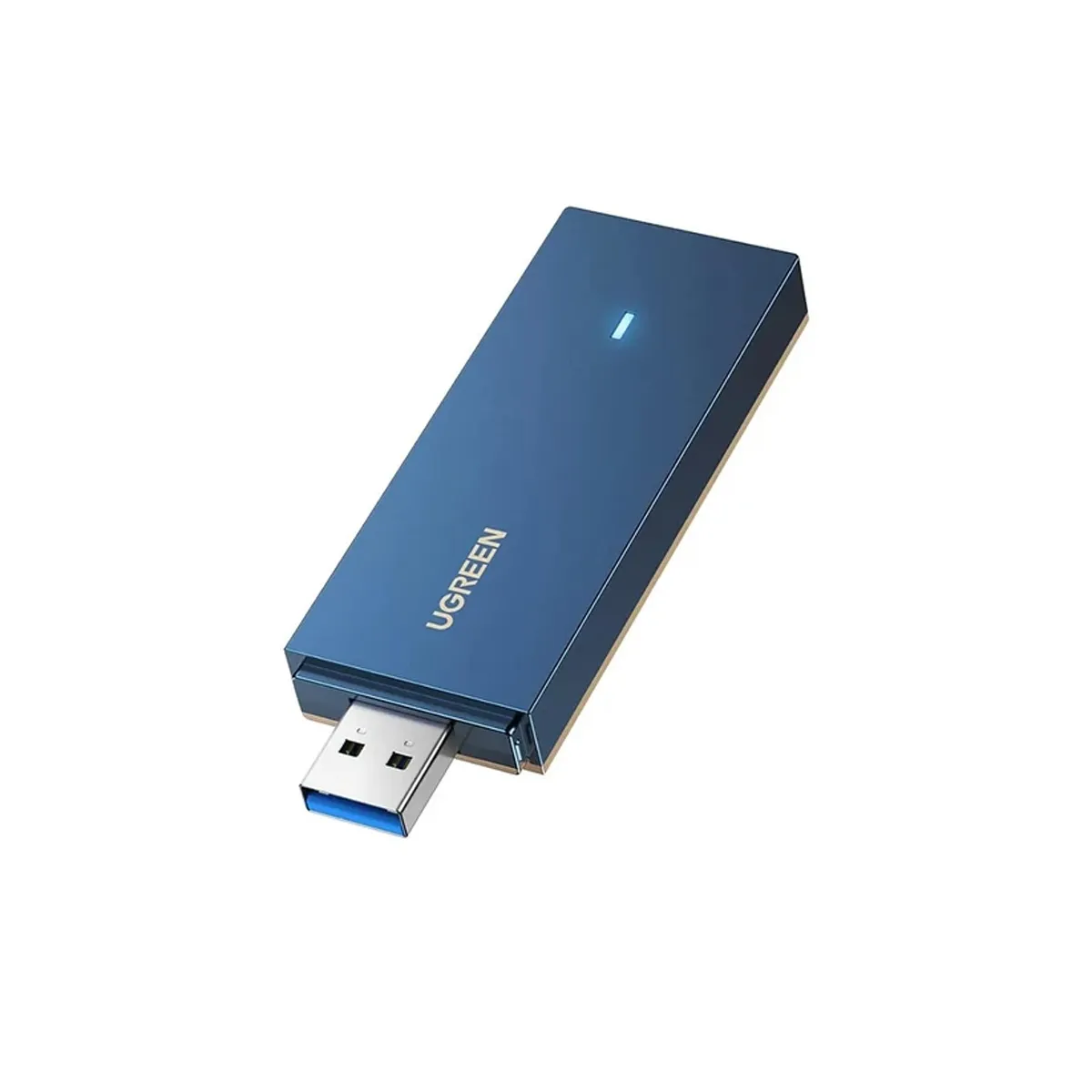 کارت شبکه بی سیم برند یوگرین مدل WiFi6-AX1800 دو باند USB 3.0 کد 90340-CM499