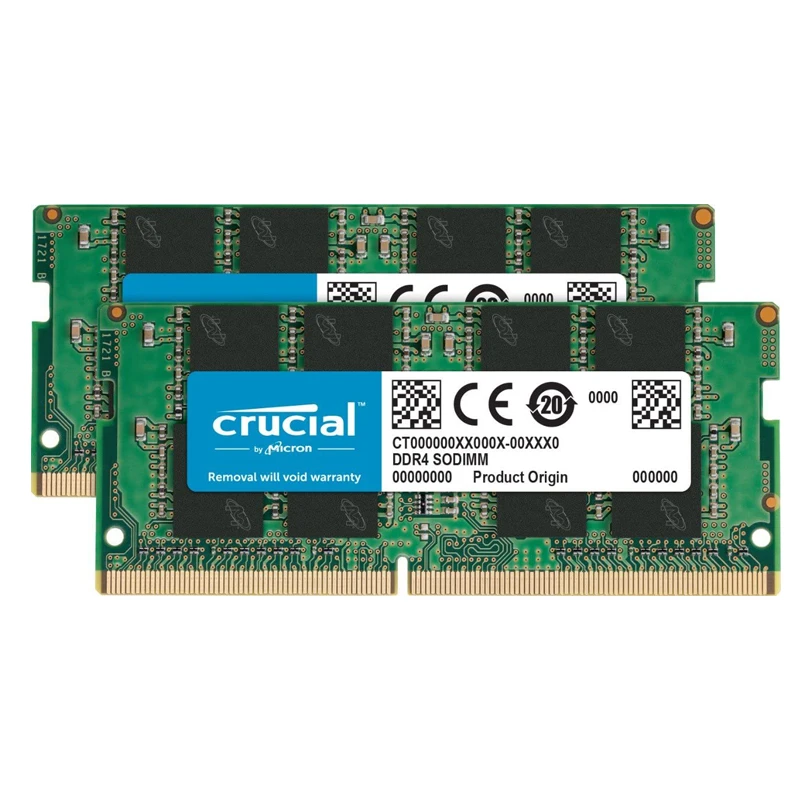 رم لپ تاپ DDR4 تک کاناله 3200 مگاهرتز CL22 کروشیال مدل CT32 ظرفیت 32 گیگابایت