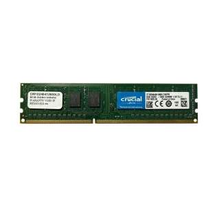 رم کامپیوتر استوک DDR3L دو کاناله 1600 مگاهرتز CL11 کروشیال مدل 12800U ظرفیت 8 گیگابایت