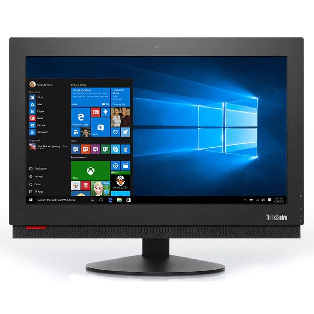 آل این وان استوک 20 اینچی لنوو مدل Lenovo ThinkCentre M700z Core i5 6400T 8GB 256SSD