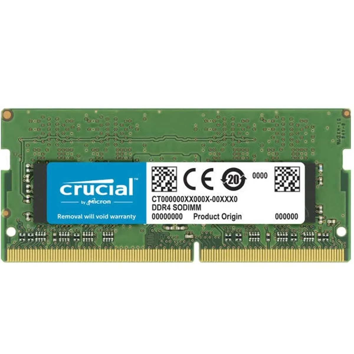 رم لپ تاپ DDR4 تک کاناله 3200 مگاهرتز CL22 کروشیال مدل CT32 ظرفیت 32 گیگابایت