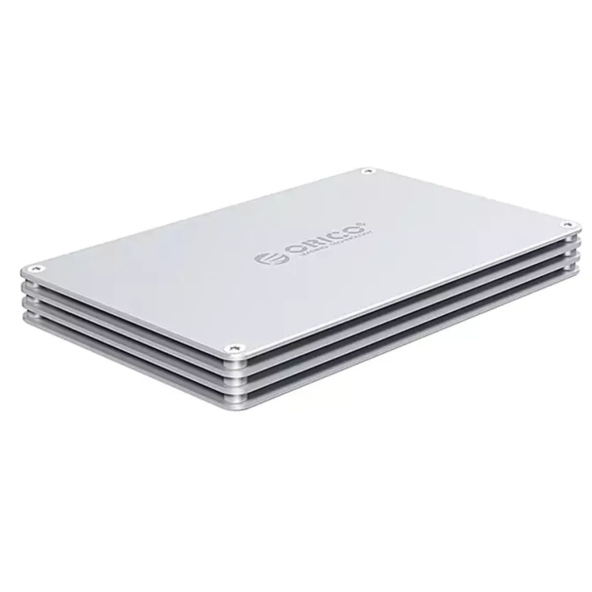 باکس هارد 2.5 اینچی فلزی اوریکو ORICO-DY252U3 2.5 inch 2 Bay USB3.0 Hollow Hard Drive Enclosure