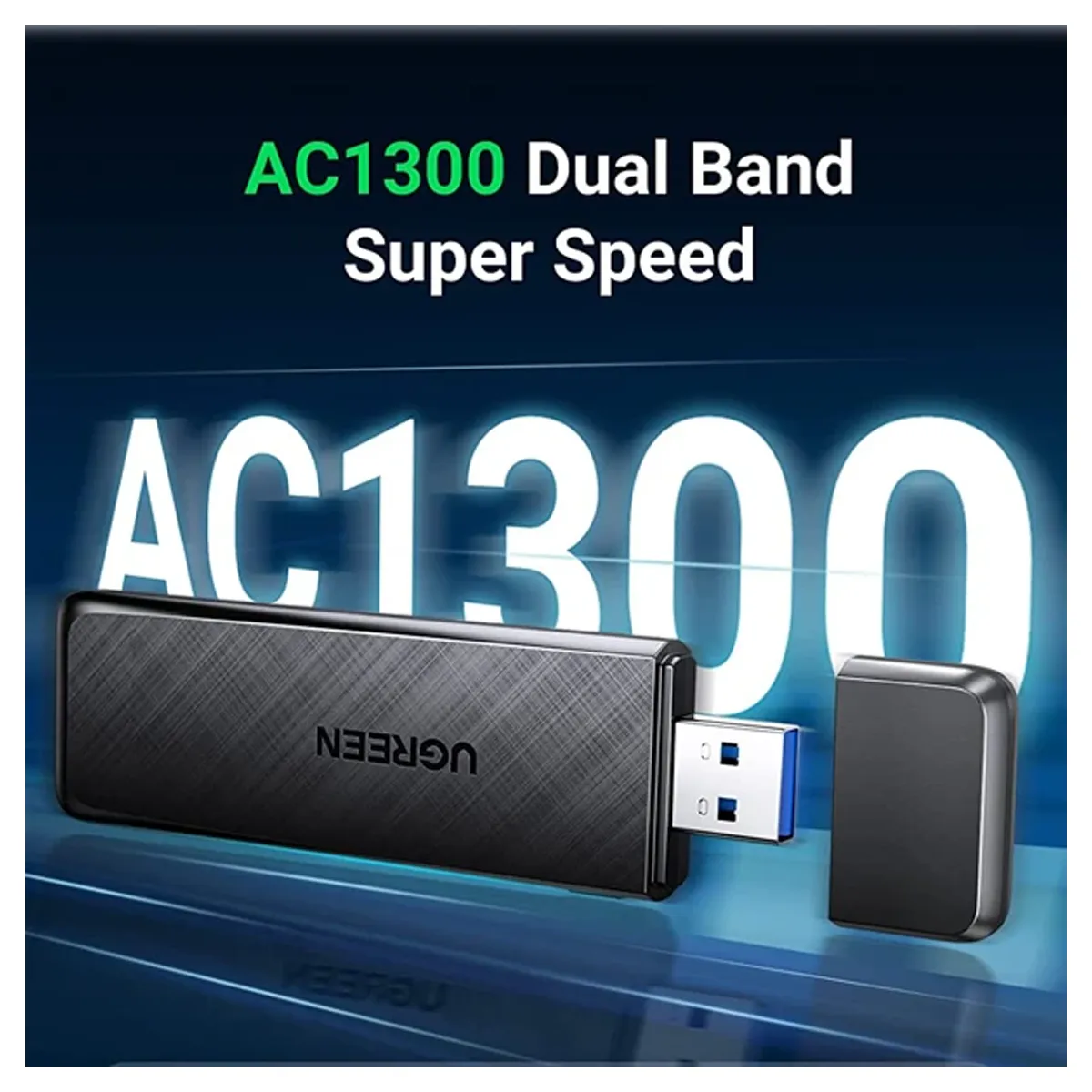 کارت شبکه بی سیم USB برند یوگرین مدل CM492-50340