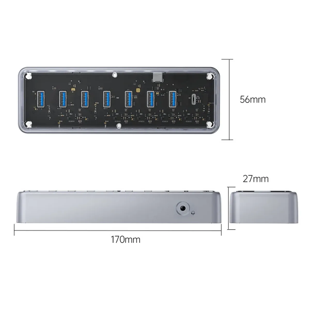  هاب USB تعداد 12 پورت برند اوریکو مدل OMI-12P