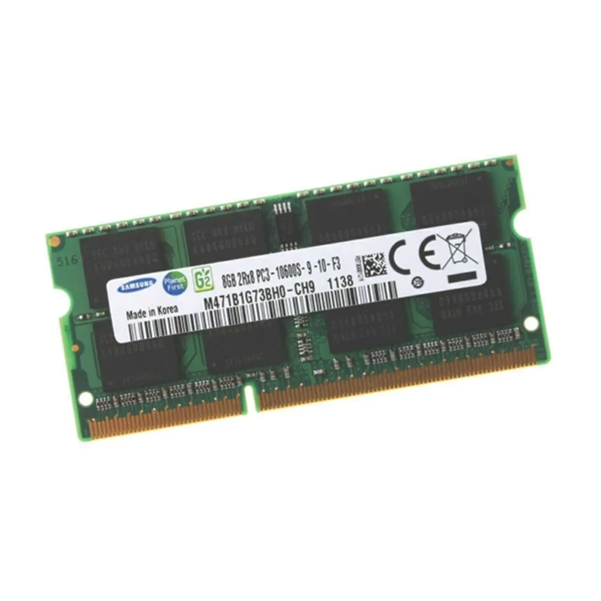 رم لپ تاپ DDR3 تک کاناله 1333 مگاهرتز CL19 سامسونگ مدل ch9 ظرفیت 8 گیگابایت