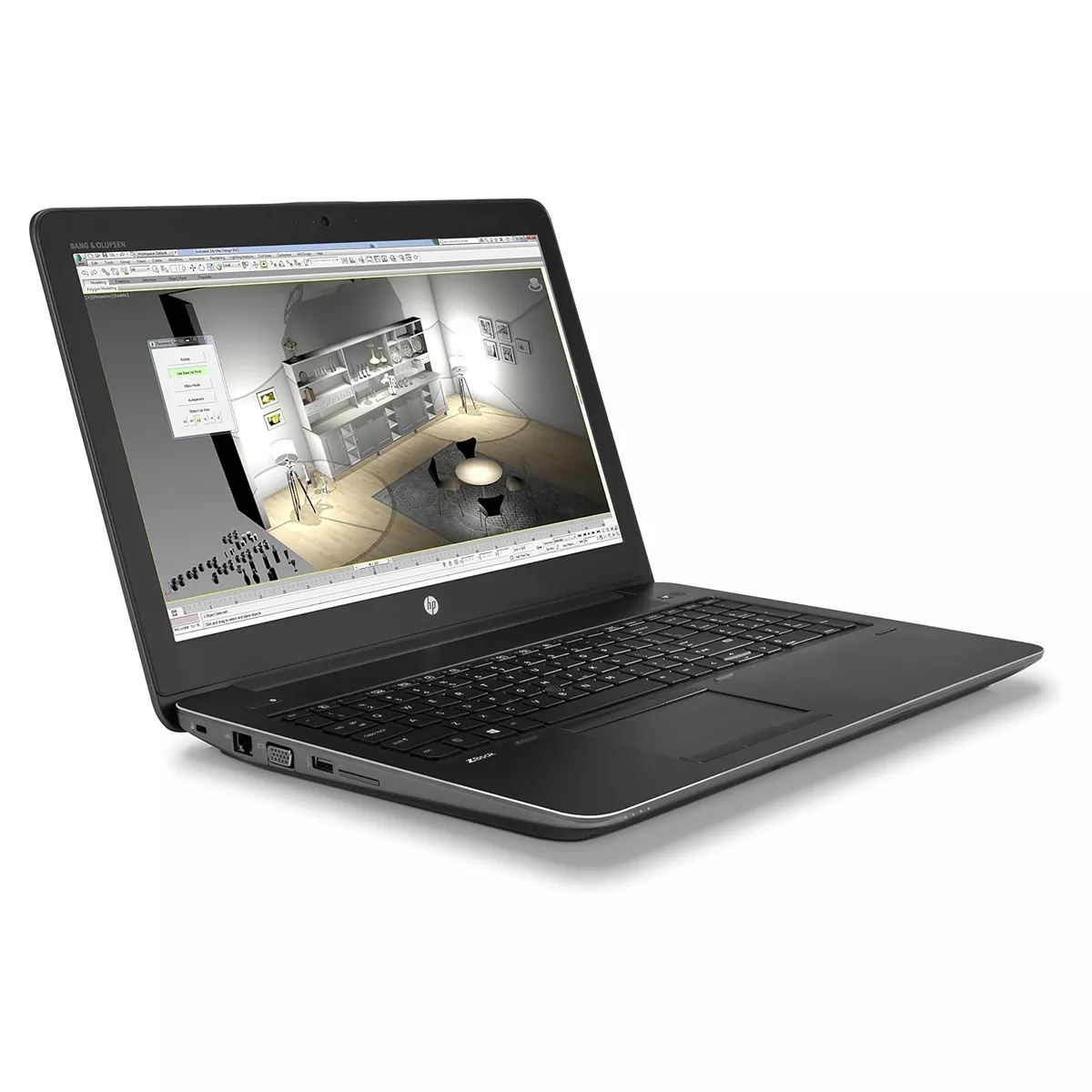 لپ تاپ استوک گرافیک دار 15.6 اینچی اچ پی مدل HP ZBook 15 G4 Core i7 7820HQ 16GB 512SSD 4GB