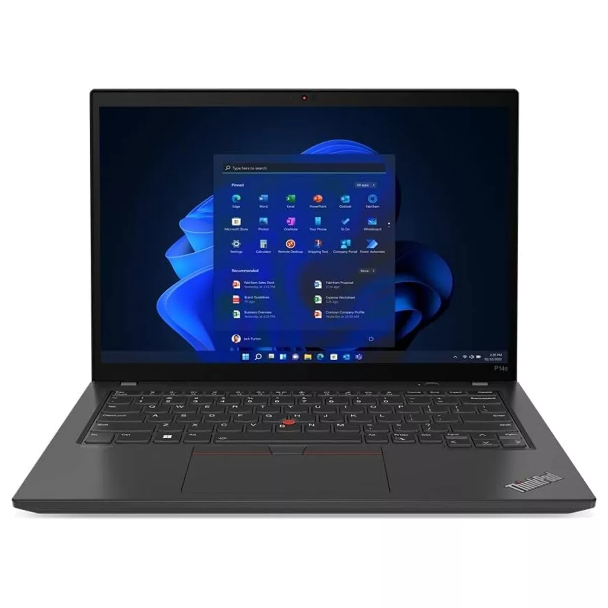 لپ تاپ استوک لمسی گرافیک دار 14 اینچی لنوو مدل Lenovo ThinkPad P14s Core i7 1280P 48GB 1TB SSD 4GB