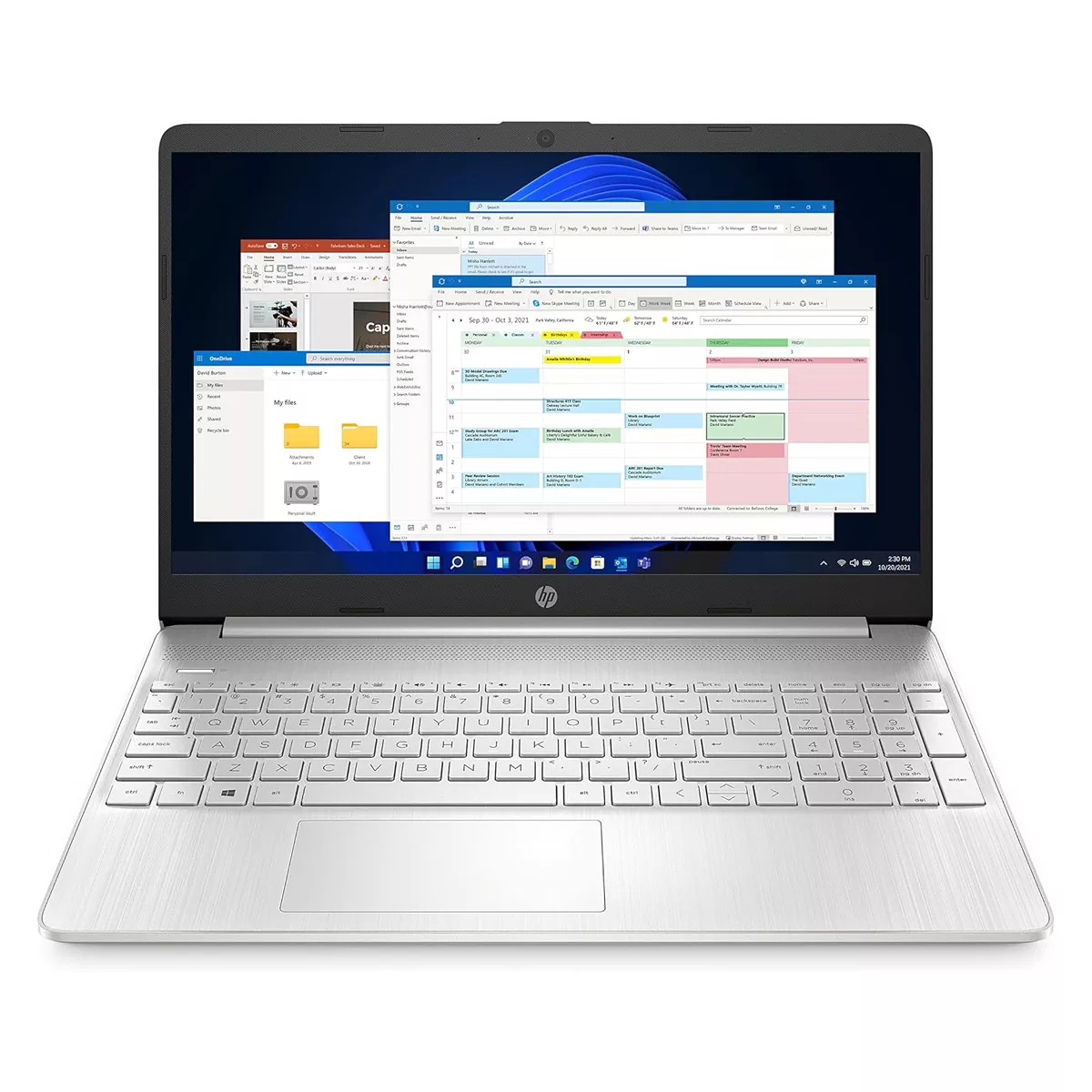 لپ تاپ استوک گرافیک دار 15.6 اینچی اچ پی مدل HP Laptop 15-dw Core i5 1135G7 8GB 256SSD 2GB