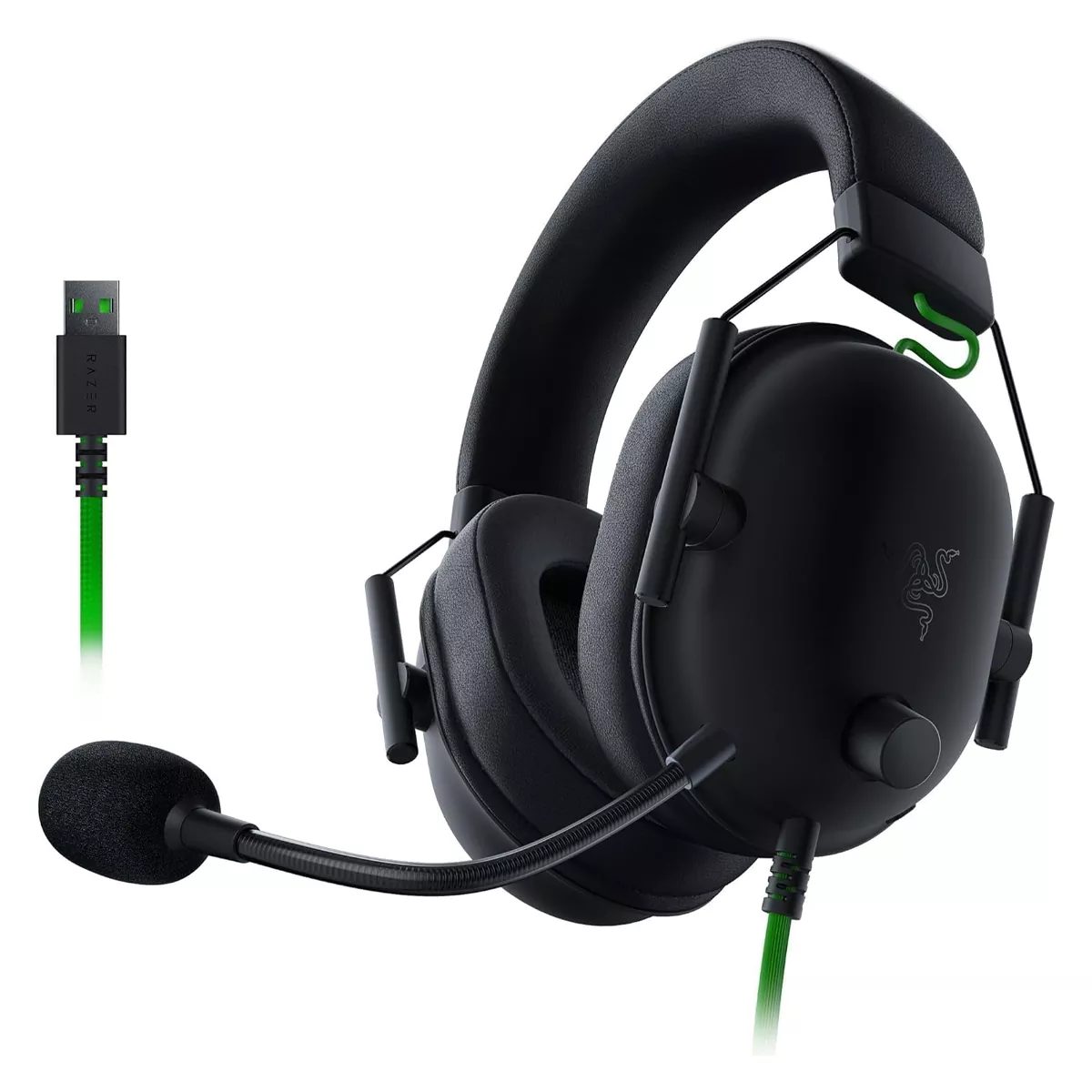 هدست مخصوص بازی ریزر مدل Razer BlackShark V2 X USB Wired