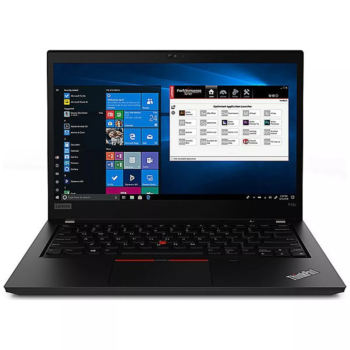 لپ تاپ استوک گرافیک دار 14 اینچی لنوو مدل Lenovo ThinkPad P43s Core i7 8665U 16GB 512SSD 2GB